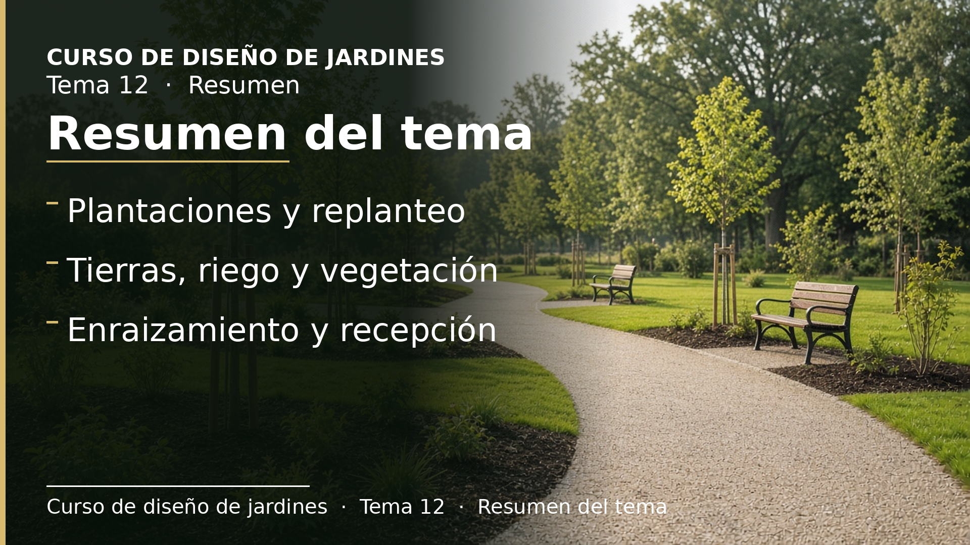 Diapositiva del resumen: Resumen del tema