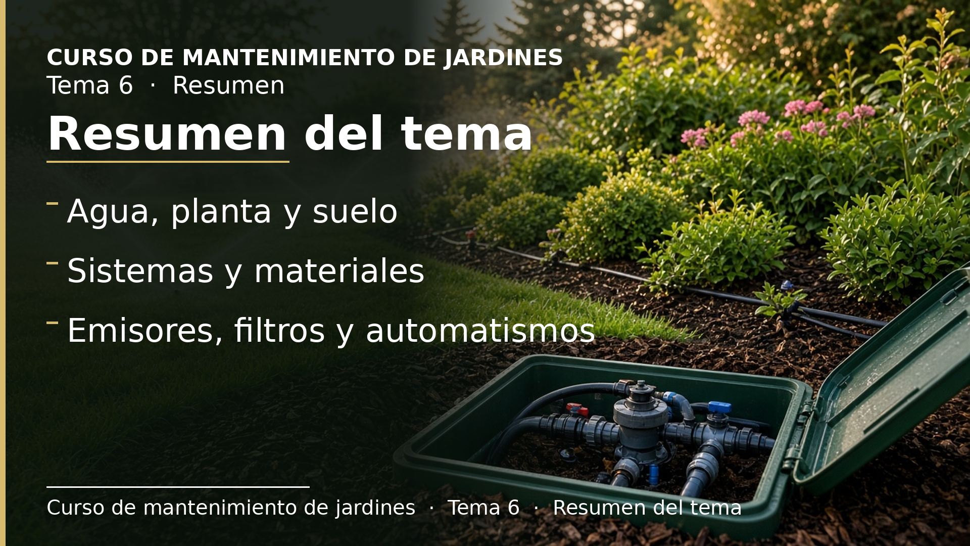 Diapositiva del resumen: Resumen del tema