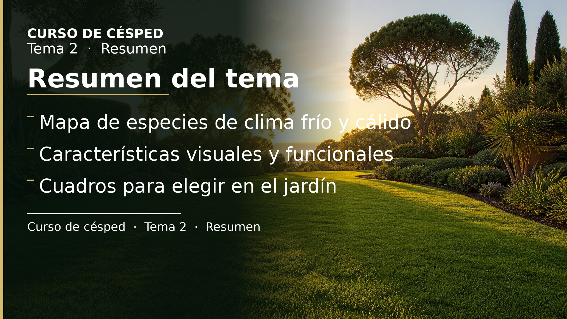 Diapositiva del resumen: Resumen del tema