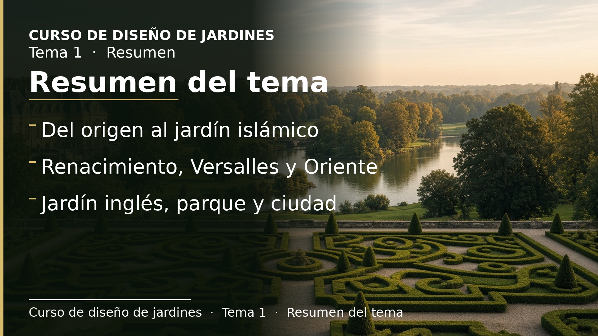 Diapositiva del resumen: Resumen del tema
