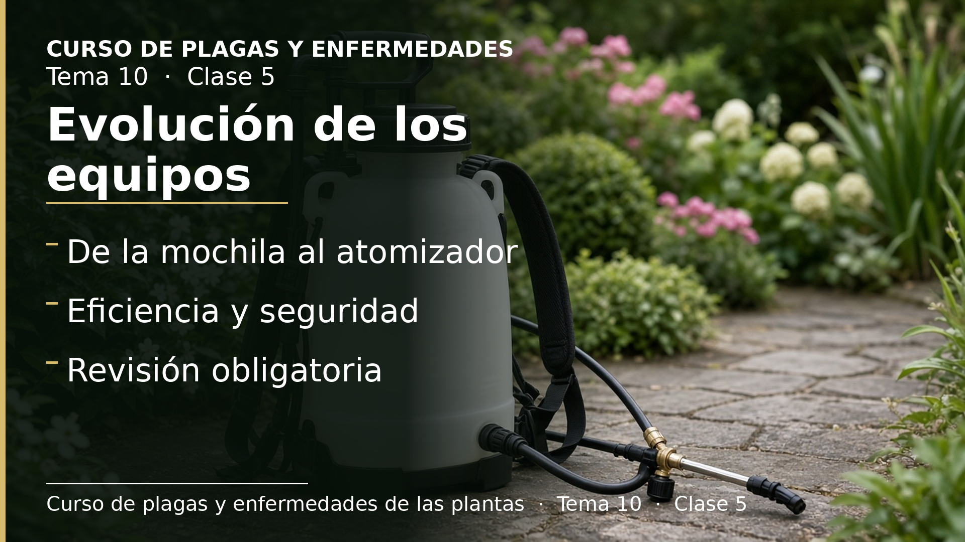 Diapositiva de la clase 5: Evolución de los equipos de tratamiento