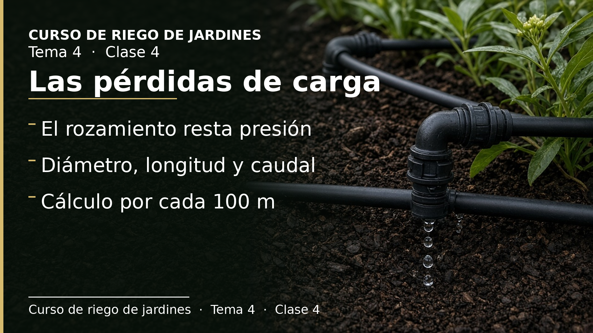 Diapositiva de la clase 4: Las pérdidas de carga