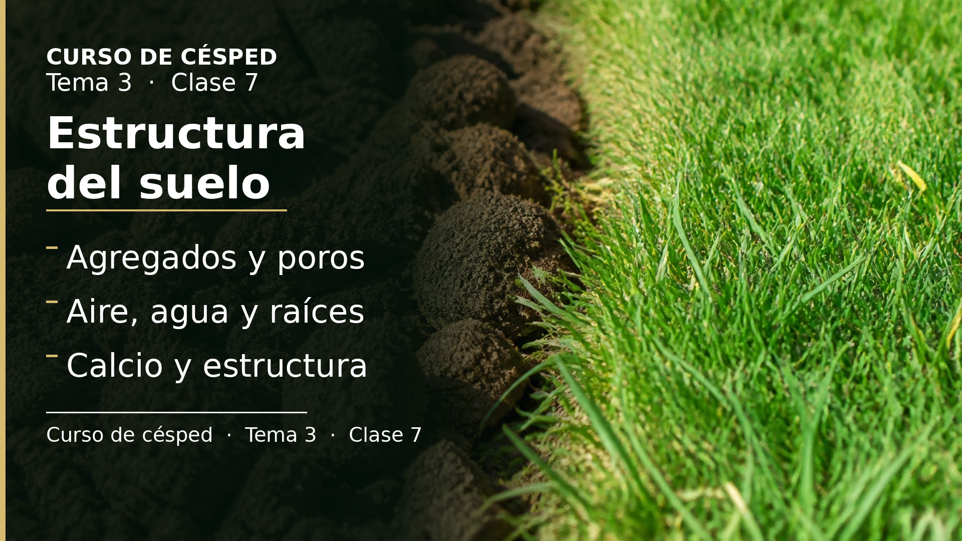 Diapositiva de la clase 7: Estructura del suelo
