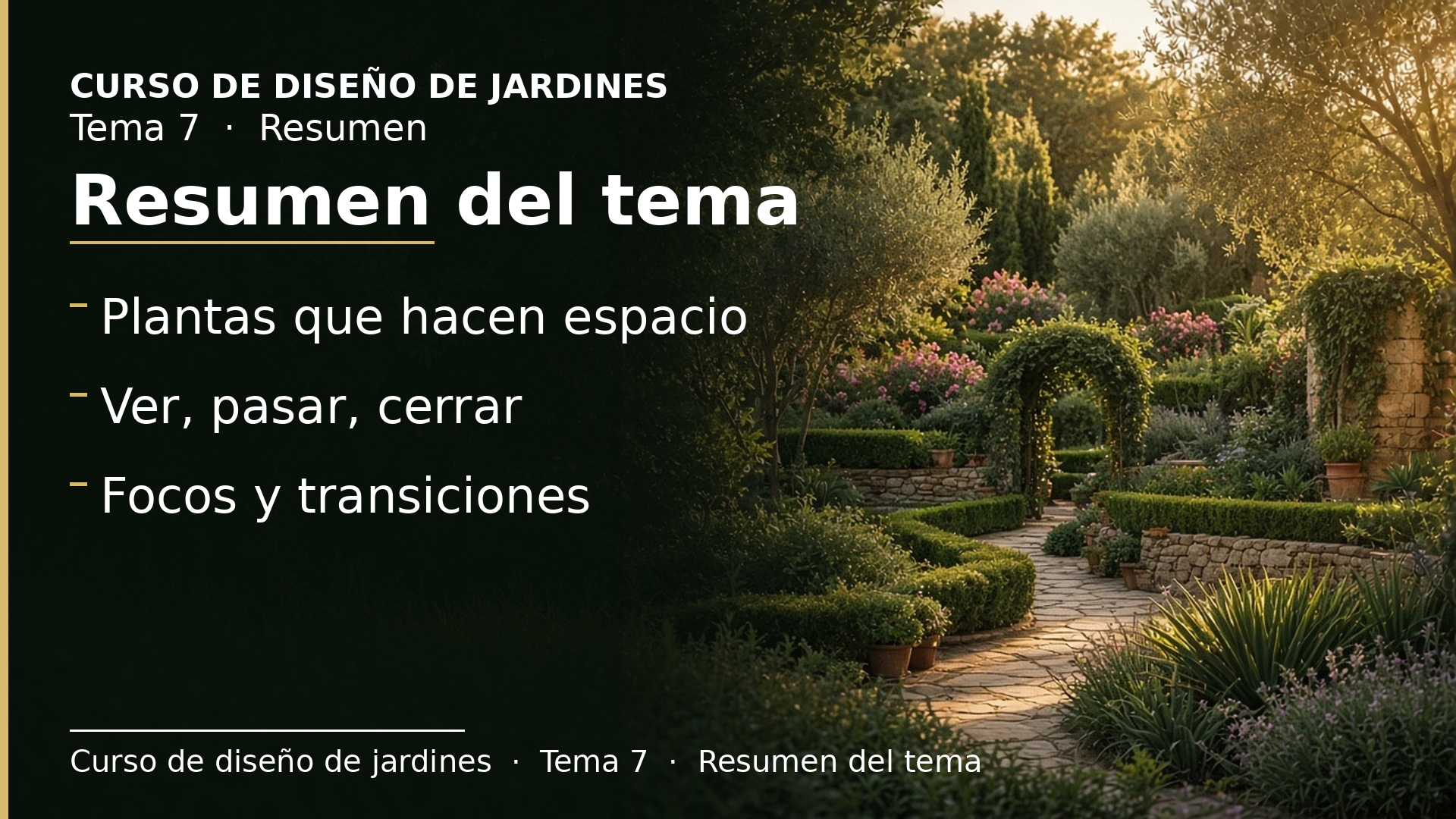 Diapositiva del resumen: Resumen del tema