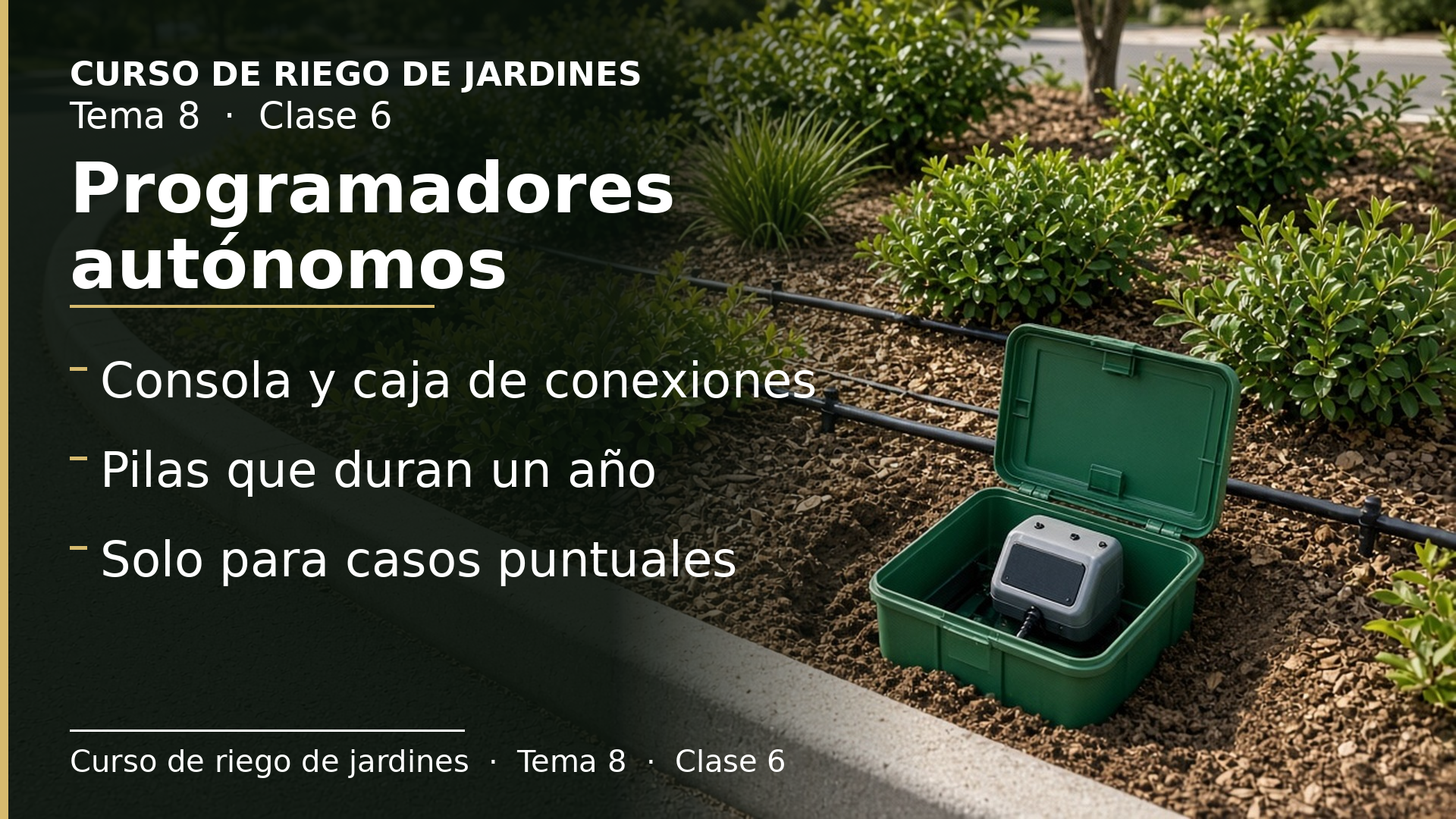 Diapositiva de la clase 6: Los programadores (II): programadores autónomos