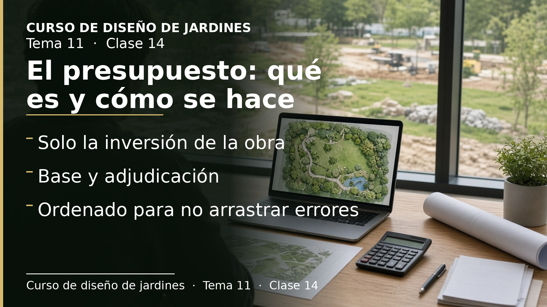 Diapositiva de la clase 14: El presupuesto: qué es y cómo se hace