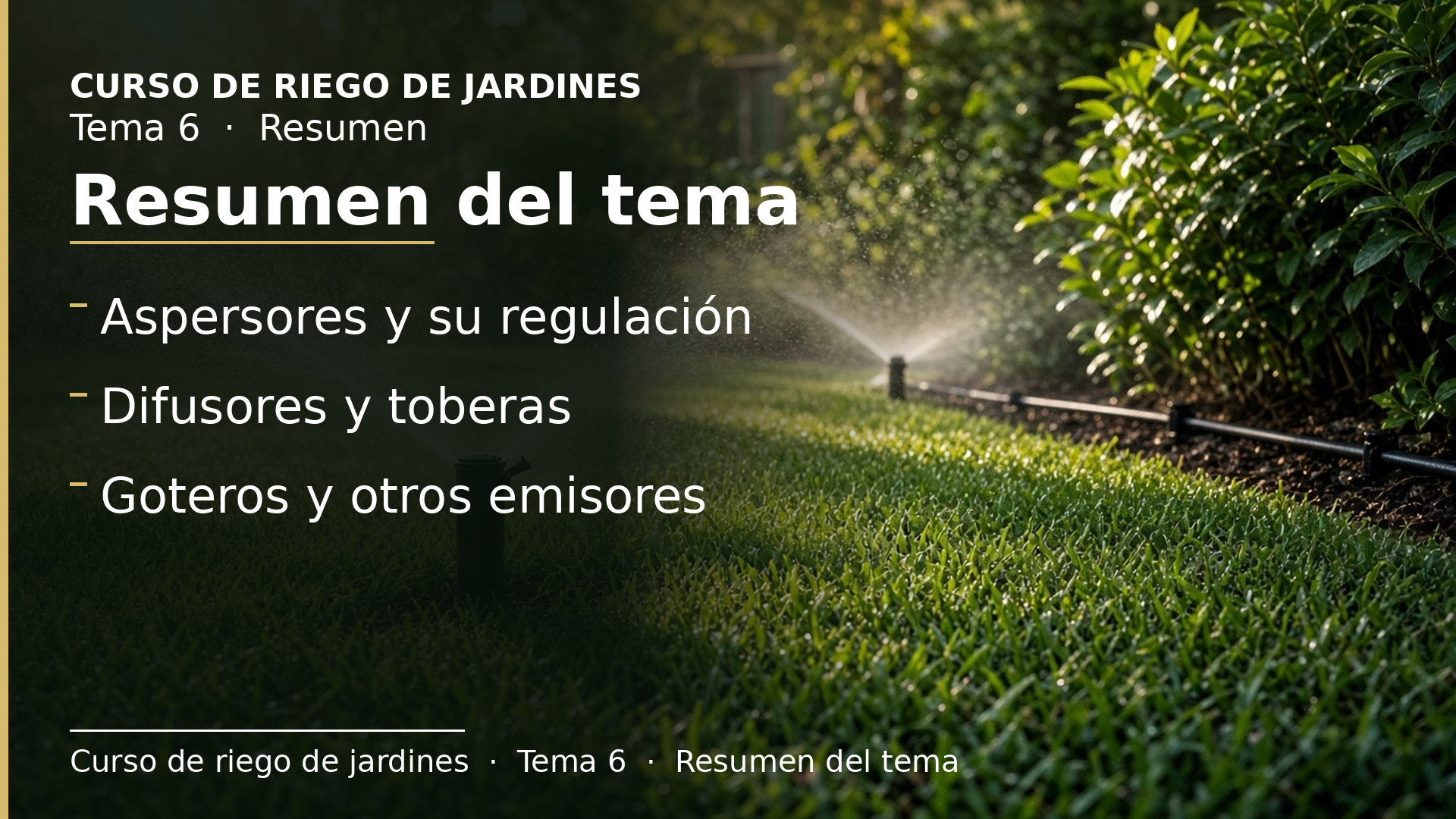 Diapositiva del resumen: Resumen del tema