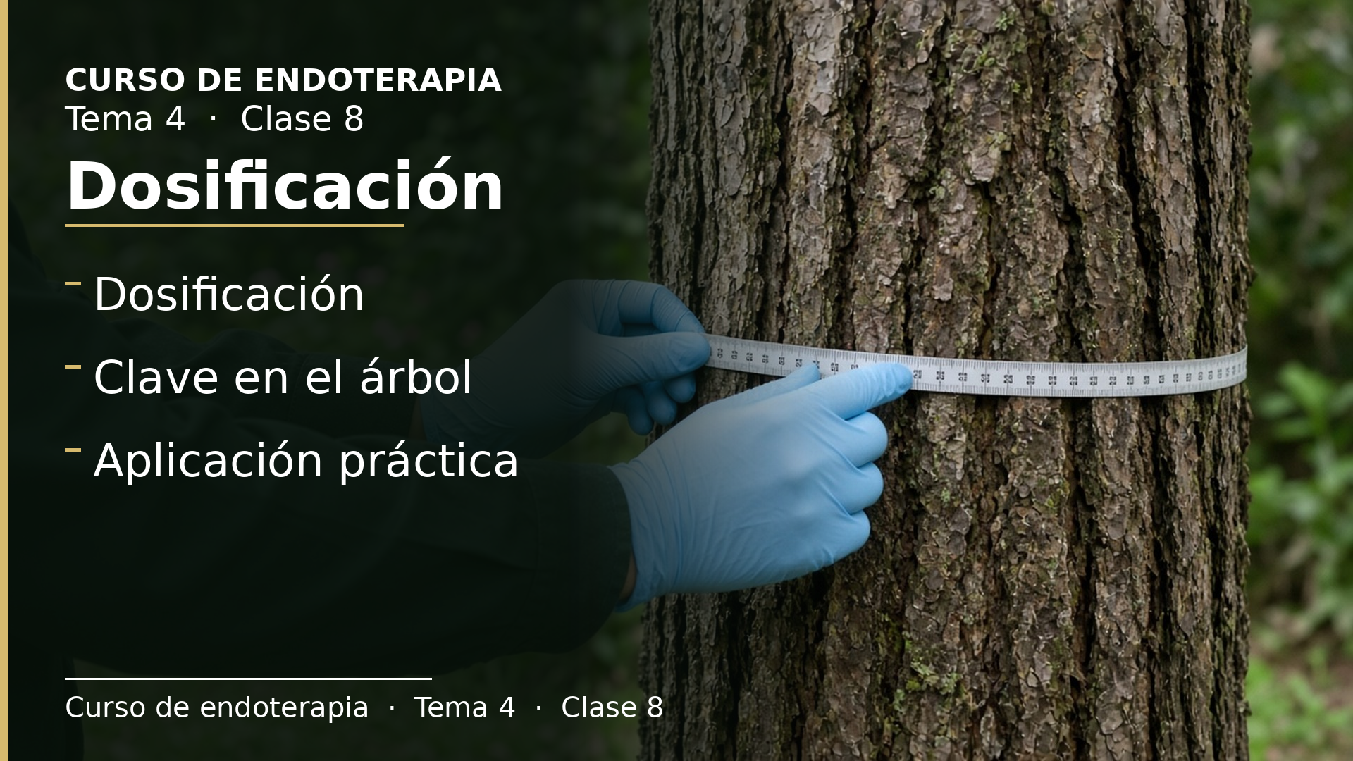Diapositiva de la clase 8: Dosificación
