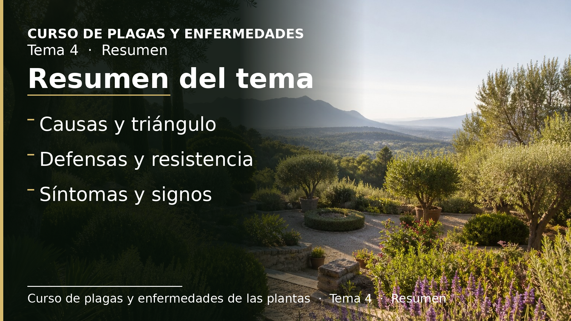Diapositiva del resumen: Resumen del tema