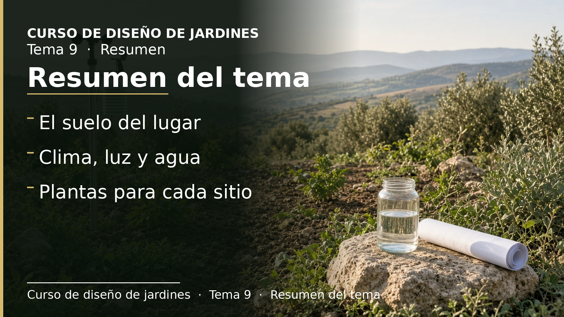 Diapositiva del resumen: Resumen del tema