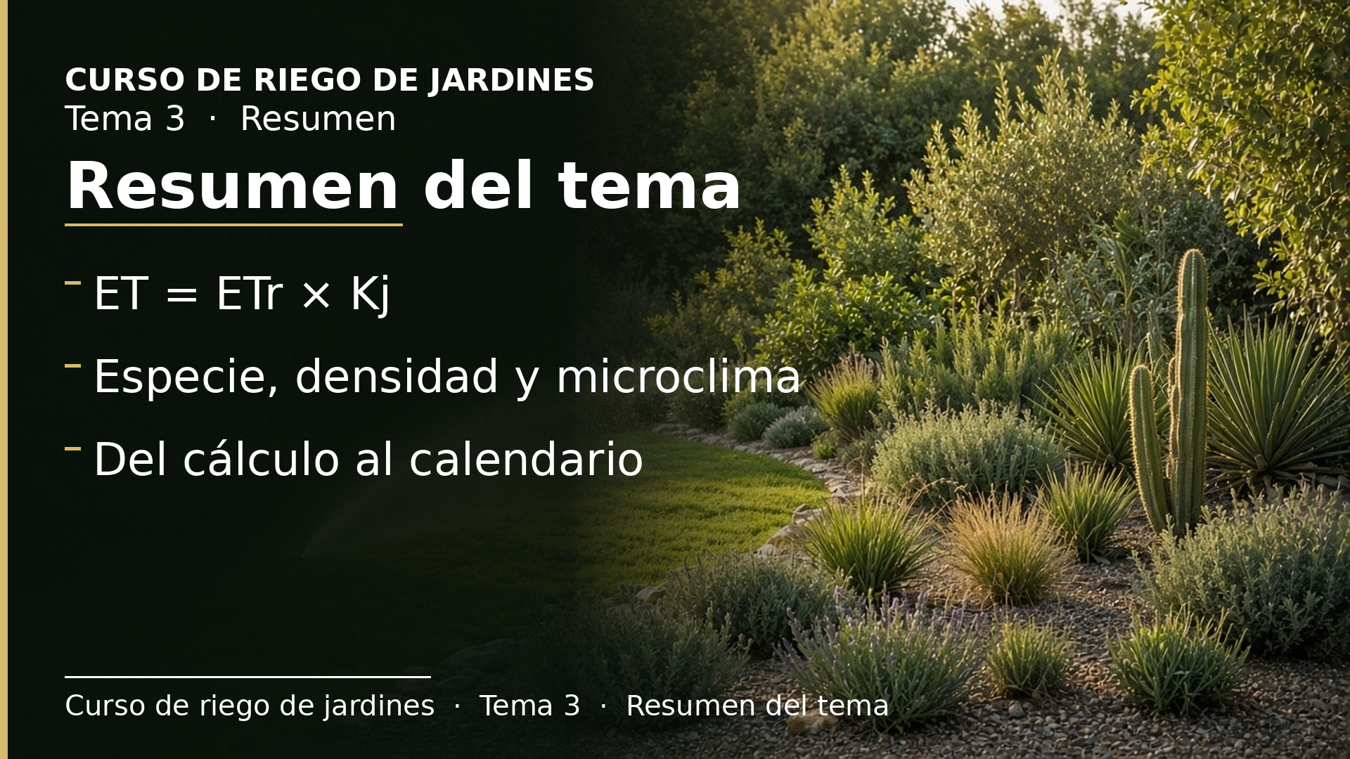 Diapositiva del resumen: Resumen del tema