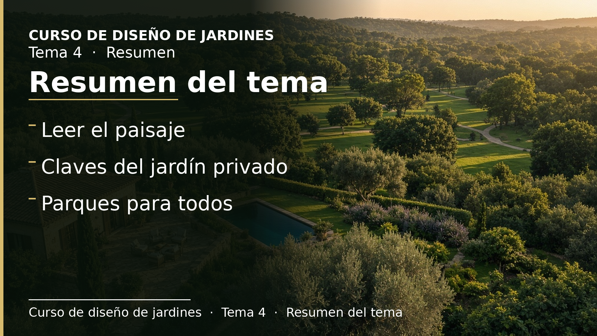 Diapositiva del resumen: Resumen del tema