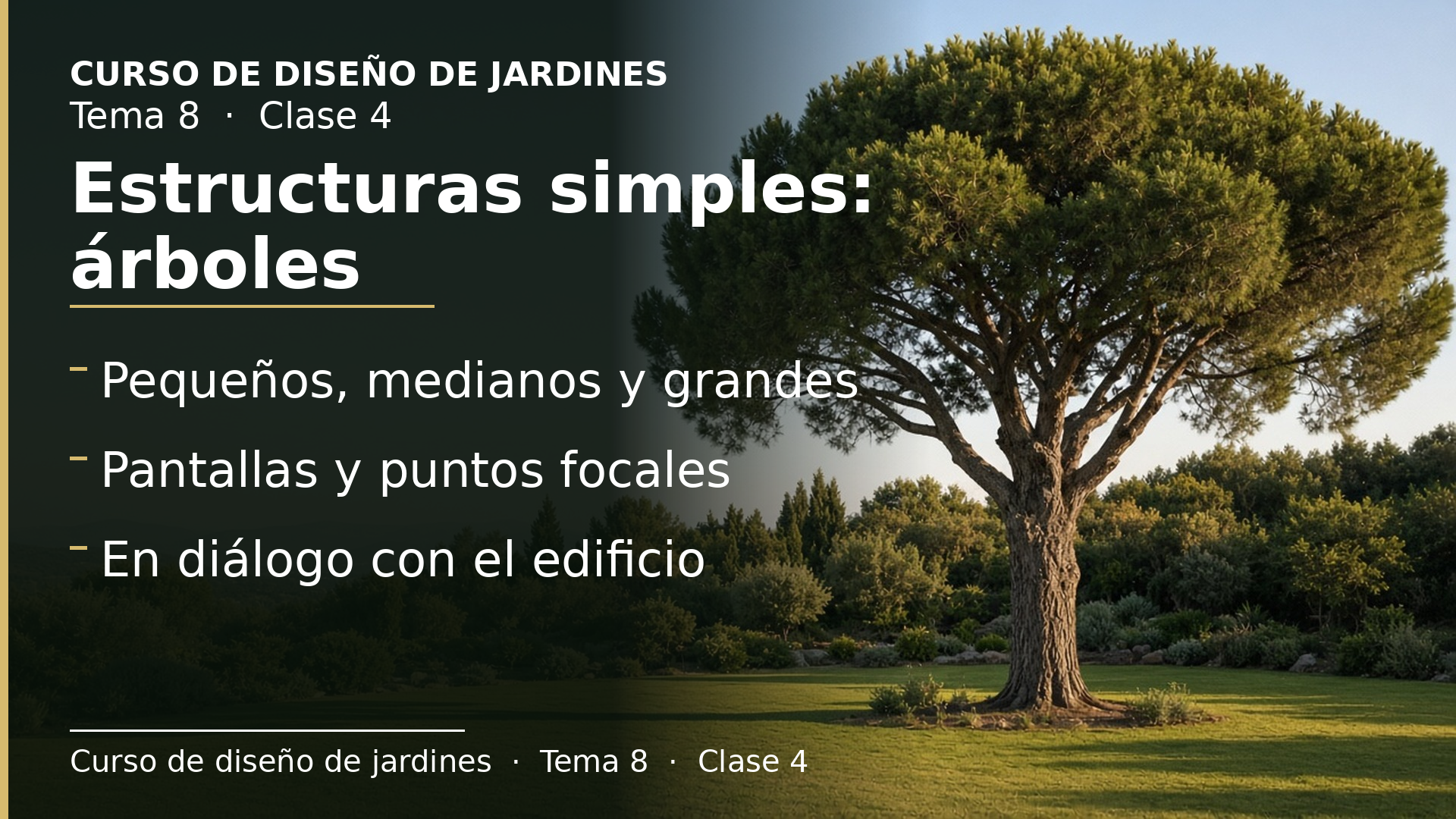 Diapositiva de la clase 4: Estructuras simples: los árboles