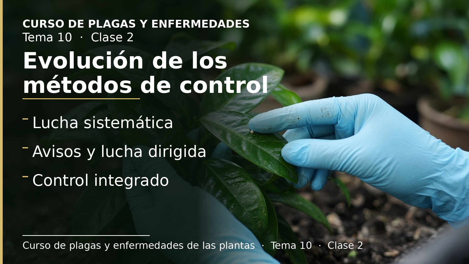 Diapositiva de la clase 2: Evolución histórica de los métodos de control