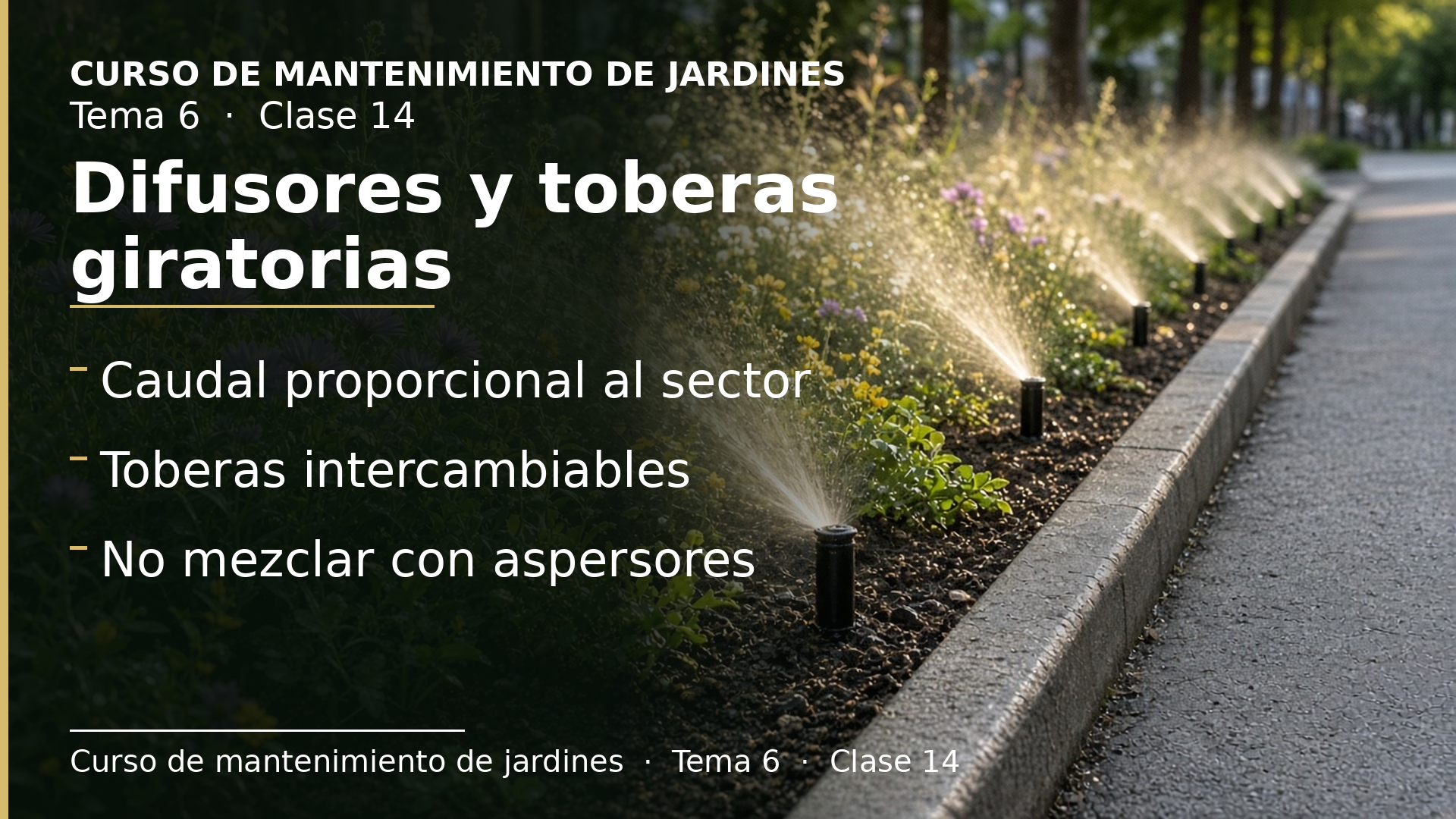 Diapositiva de la clase 14: Difusores y toberas giratorias