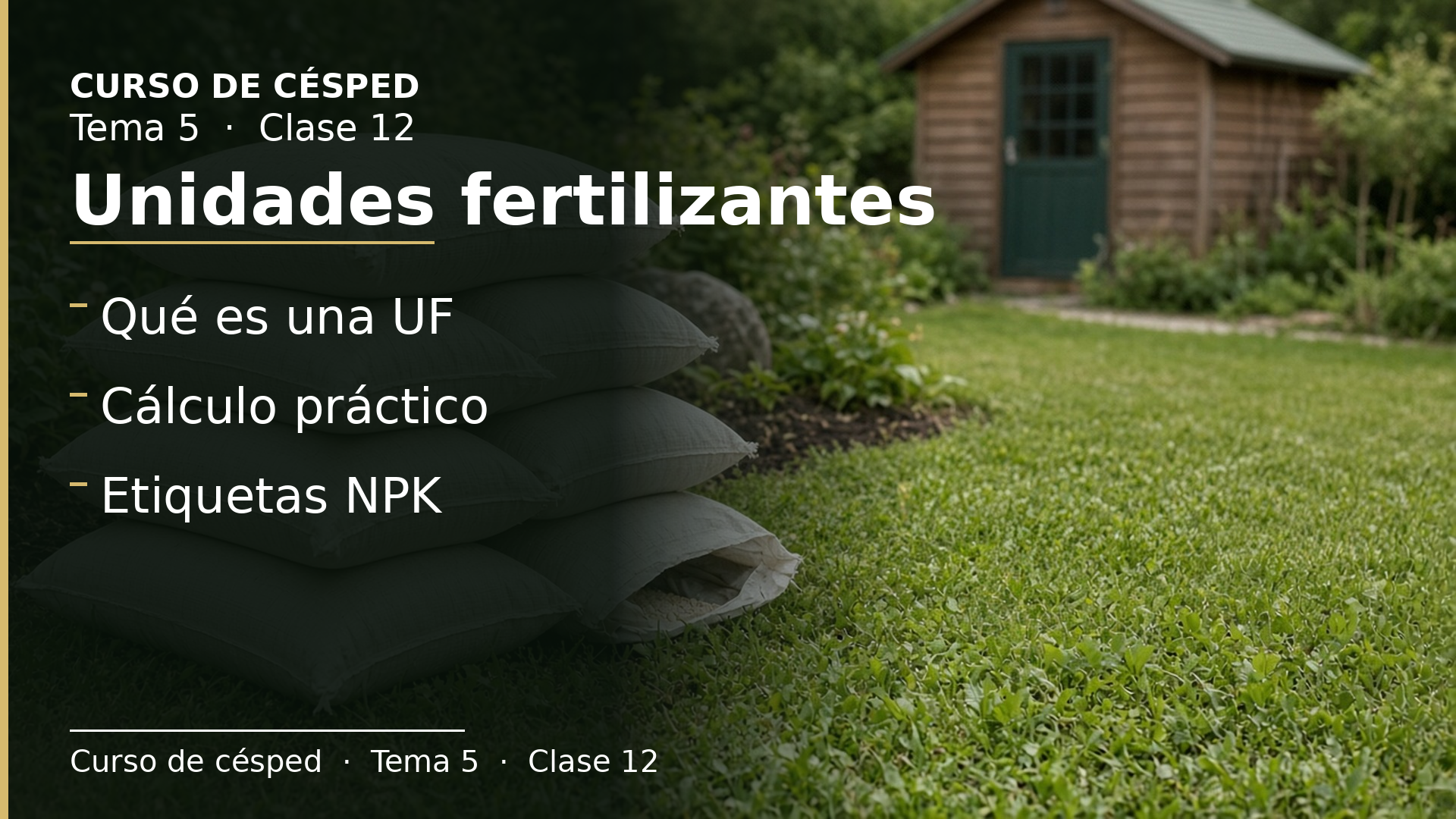 Diapositiva de la clase 12: Unidades fertilizantes