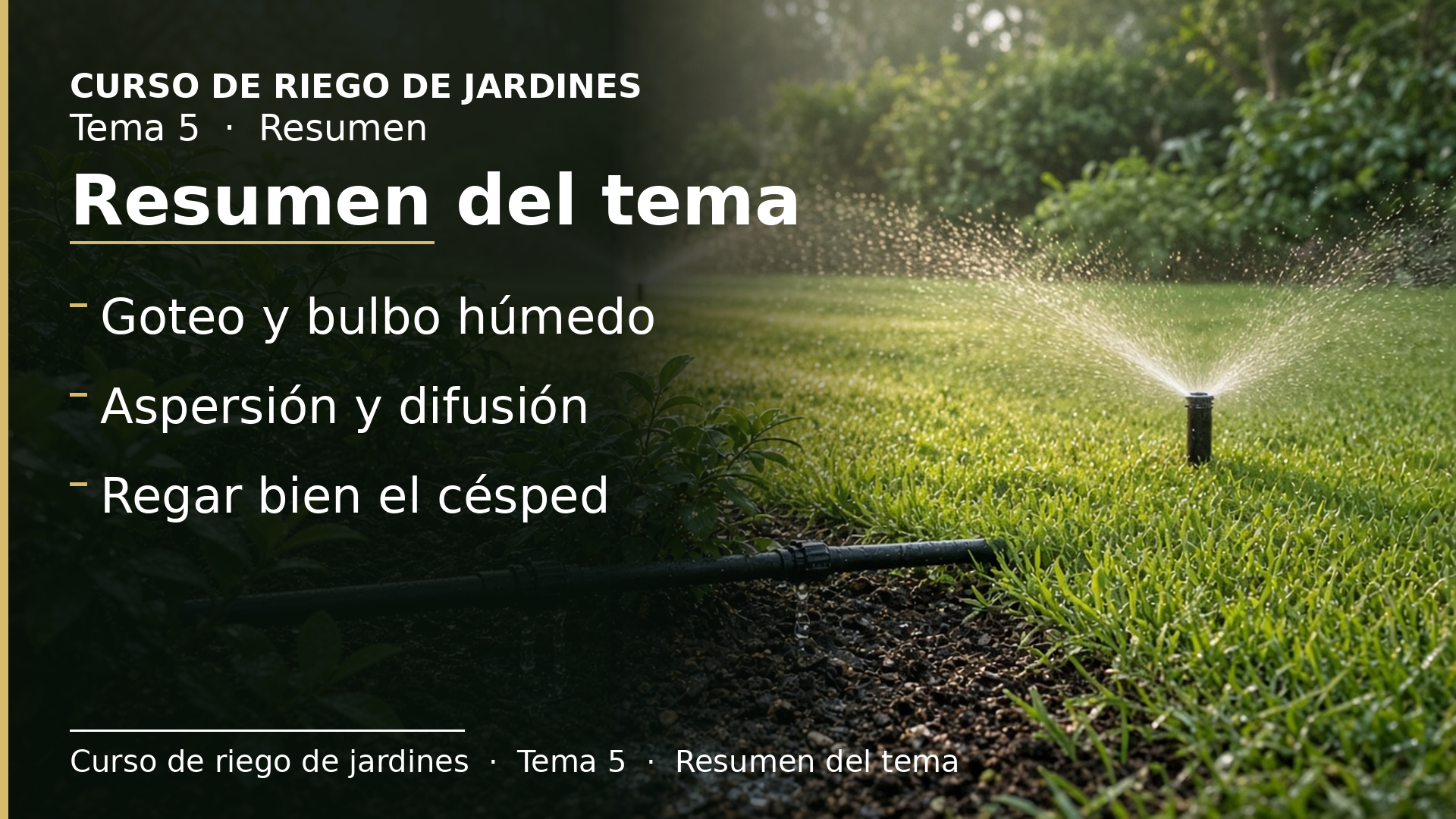 Diapositiva del resumen: Resumen del tema