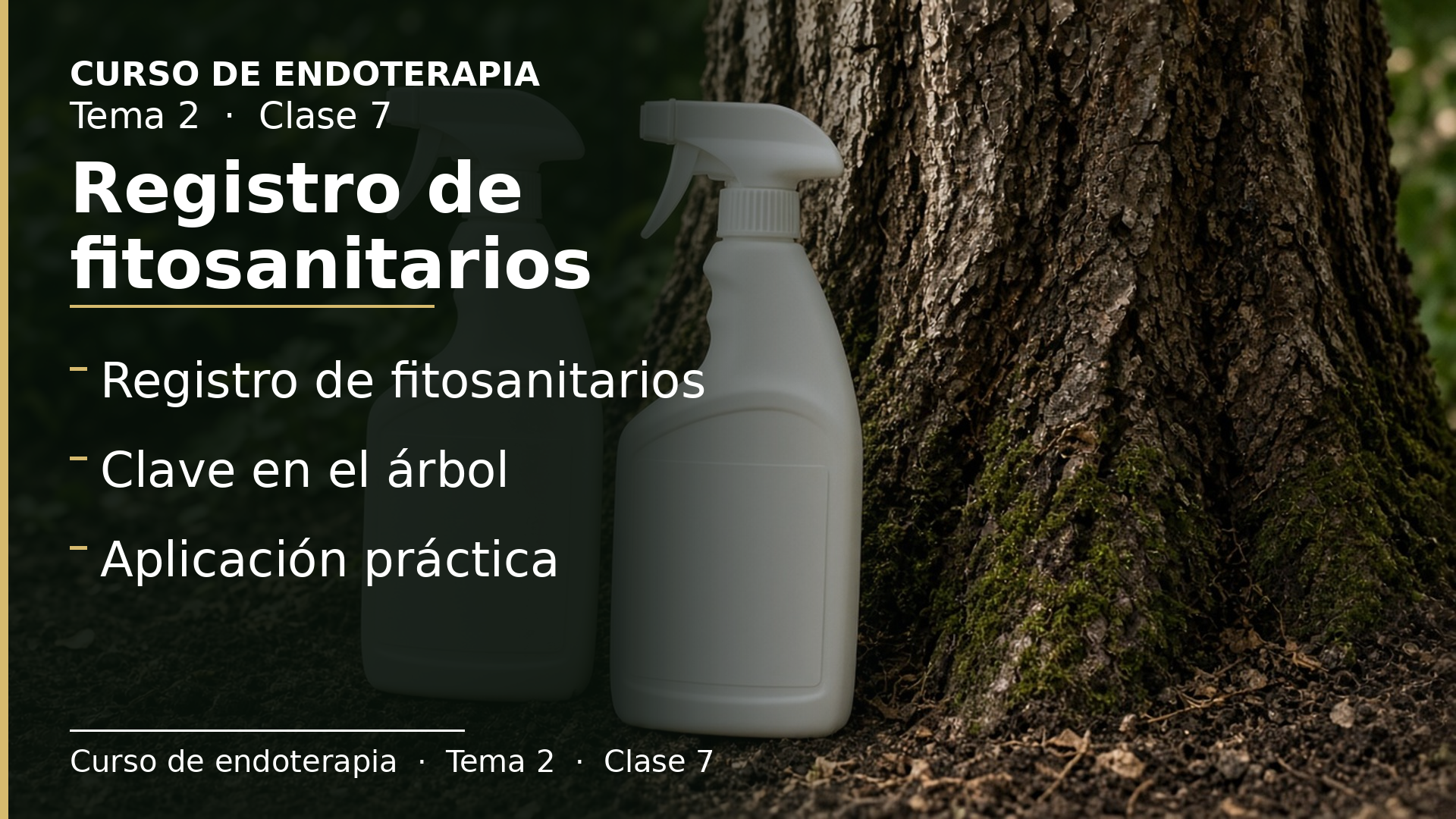 Diapositiva de la clase 7: Registro de fitosanitarios