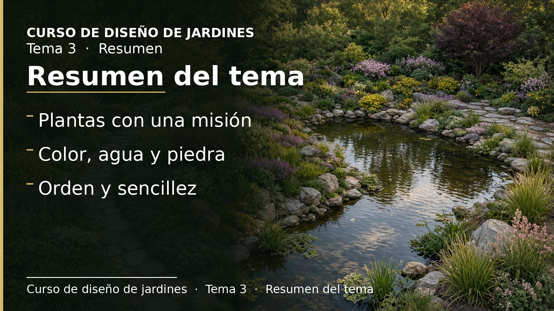 Diapositiva del resumen: Resumen del tema