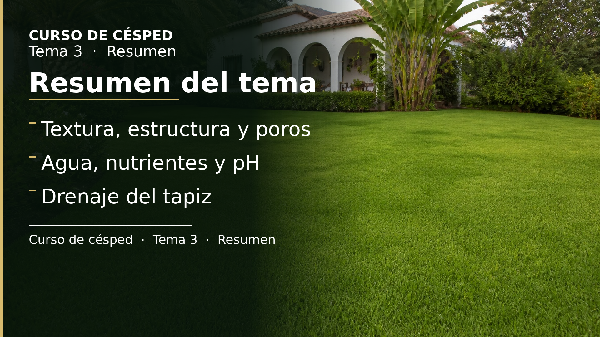 Diapositiva del resumen: Resumen del tema